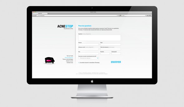 AcneStop website
