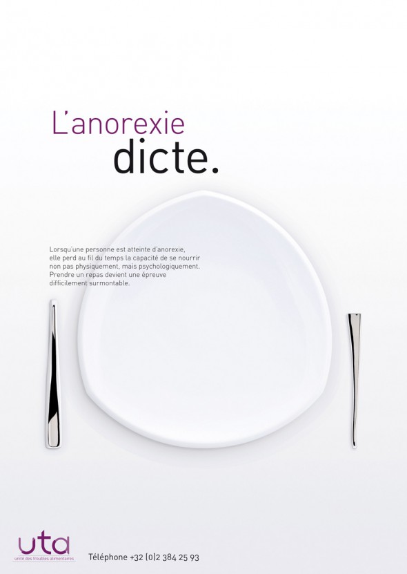 Anorexia Awareness Campaign poster